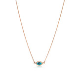 Evil eye mini kolye