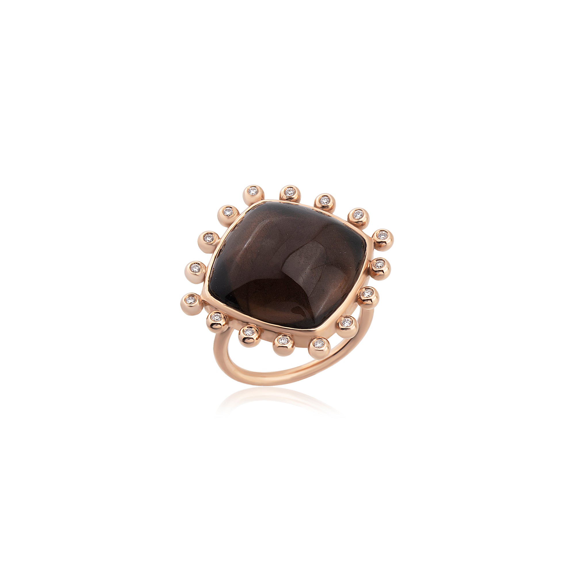 Smoky Quartz yüzük