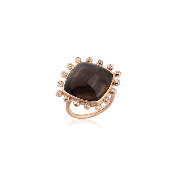 Smoky Quartz yüzük