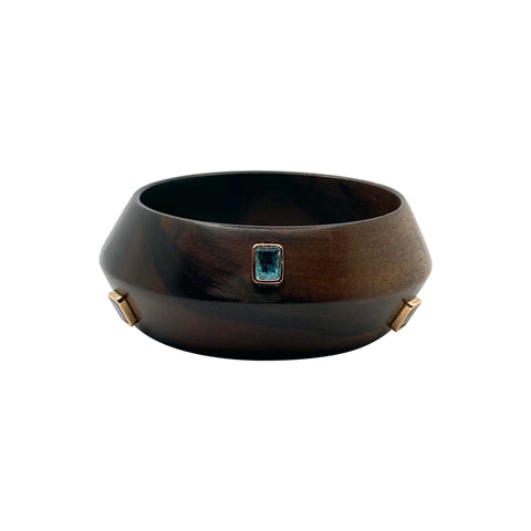 Abanoz Cuff Taşlı Bilezik 1