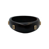 Abanoz Cuff Taşlı Bilezik 4