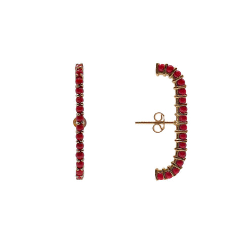 Mercan Earcuff Küpe