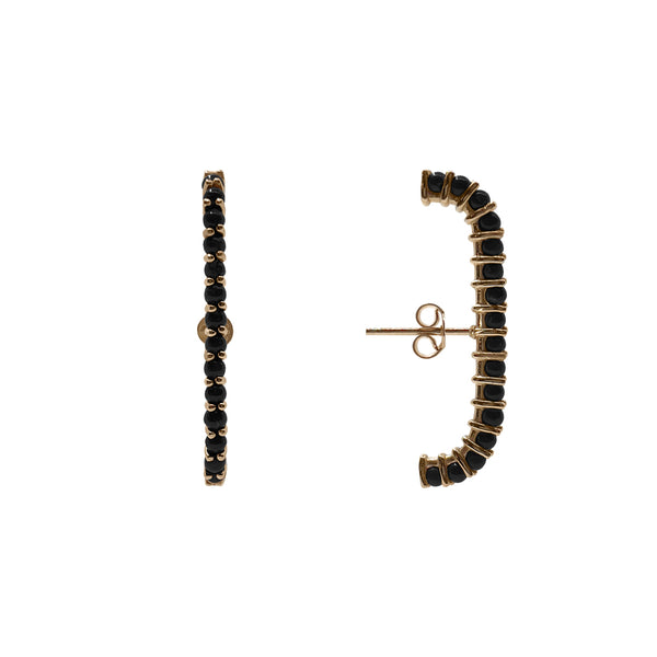 Oniks Earcuff Küpe