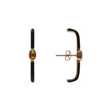 Siyah Mine Sitrin Earcuff